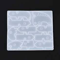 Crocodiles DIY Puzzle Silicone Molds&nbsp;DIY-G046-18