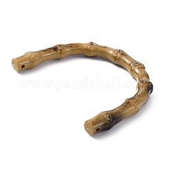 Plastic Imitation Bamboo U-Shaped Bag Handles&nbsp;FIND-WH0010-28A