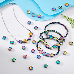 Electroplated Glass Beads and Glass Seeed Beads&nbsp;GLAA-PH0003-51
