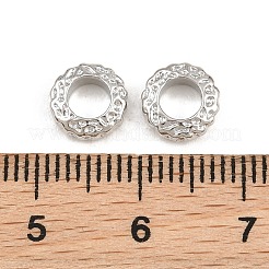 Brass European Beads&nbsp;KK-CBA78C7-36D-P