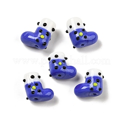 Handmade Lampwork Bumpy Beads Strands&nbsp;LAMP-U001-01F-1