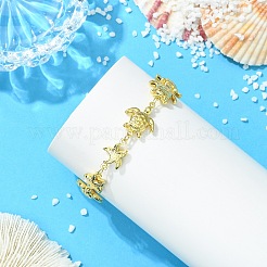 2Pcs 304 Stainless Steel Link Chains Bracelets for Women&nbsp;BJEW-JB13763