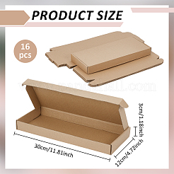 Kraft Paper Folding Mailer Boxes&nbsp;CON-BC0008-13A
