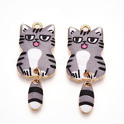 Alloy Enamel Pendants&nbsp;FIND-Q102-12M