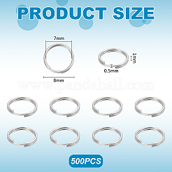 304 Stainless Steel Split Rings&nbsp;STAS-UN0017-52P