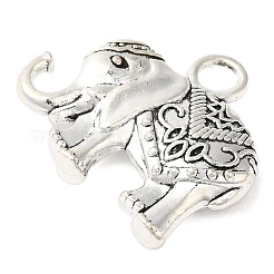Elephant Tibetan Style Alloy Pendants&nbsp;TIBEP-R344-54AS-LF