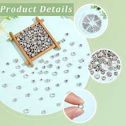 175Pcs 7 Styles Tibetan Styles Alloy Beads&nbsp;TIBEB-PA0001-20