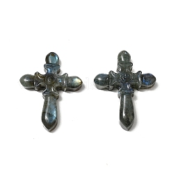 Natural Mixed Stone Carved Pendants&nbsp;G-K248-02