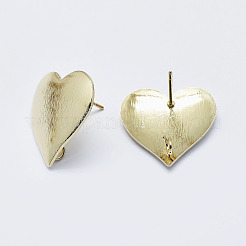 Brass Stud Earring Findings&nbsp;X-KK-G331-27G-NF