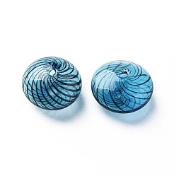 Transparent Handmade Blown Glass Globe Beads&nbsp;GLAA-T012-46