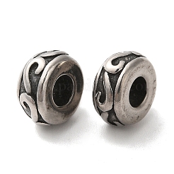 304 Stainless Steel European Beads&nbsp;STAS-A080-31AS