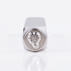 Iron Metal Stamps&nbsp;AJEW-BC0005-54L