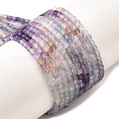 Natural Fluorite Beads Strands&nbsp;G-G259-B01-2x2mm