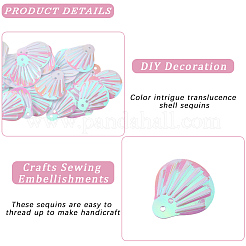 50G Resin Imitation Shell Pendants&nbsp;RESI-CY0001-01B