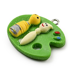 Opaque Resin Pendants&nbsp;LS-FIND-M012-01C
