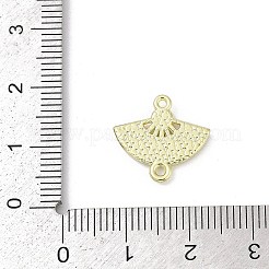 Alloy Rhinestone Fan Connector Charms&nbsp;PALLOY-R151-31G-01