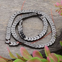 Electroplated Arrows Non-magnetic Synthetic Hematite Bead Strands&nbsp;X-G-E295-10F