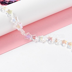 Transparent Glass Beads Strand&nbsp;GLAA-K057-01K