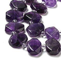 Natural Amethyst Beads Strands&nbsp;G-G072-A04-02