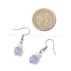 Natural Mixed Stone Dangle Earrings&nbsp;EJEW-JE06413