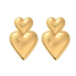 304 Stainless Steel Stud Earrings for Women&nbsp;EJEW-U047-09G