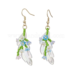 Handmade Glass Seed Beads Dangle Earrings&nbsp;EJEW-MZ00546-03
