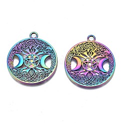 Rainbow Color Alloy Pendants&nbsp;PALLOY-N156-160-NR