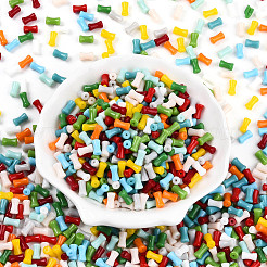Opaque Colours Glass Seed Beads&nbsp;SEED-N007-P4x8mm-B03