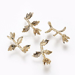 Brass Peg Bails Pendants&nbsp;KK-E768-24G
