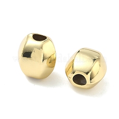 Pumpkin Brass European Beads&nbsp;KK-G555-03G