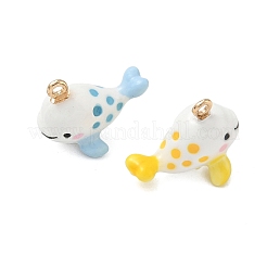 Alloy Enamel Pendants&nbsp;ENAM-F156-09G