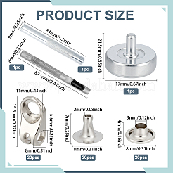 Alloy Boot Lace Hooks&nbsp;FIND-PH0027-20