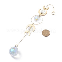 Teardrop Glass Hanging Suncatchers&nbsp;HJEW-JM04401