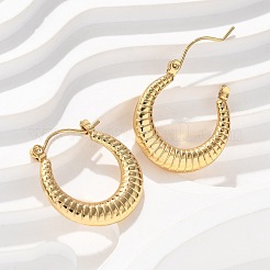 304 Stainless Steel Hoop Earrings for Women&nbsp;EJEW-L296-044G
