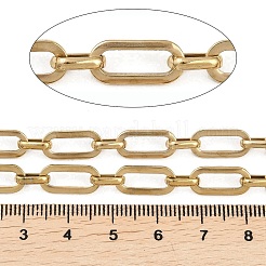 201 Stainless Steel Oval Link Chains&nbsp;CHS-F024-04G