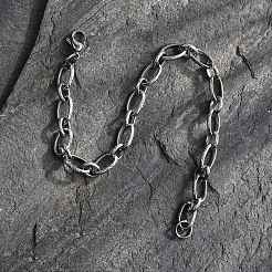 Tarnish Resistant Fashionable 304 Stainless Steel Engraved Vine Mother-son Chain Bracelets&nbsp;LS-STAS-A028-B101P
