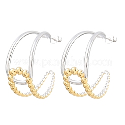 304 Stainless Steel Stud Earrings for Women&nbsp;SA-CBA45D5-34GP