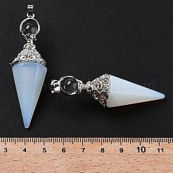 Opalite Faceted Cone Big Pendants&nbsp;G-P552-04P-04