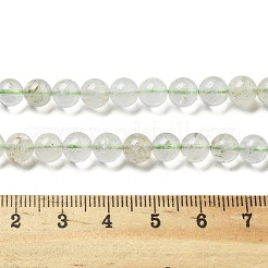 Natural Green Beryl Beads Strands&nbsp;G-F787-01-6mm