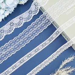 4 Styles Polyester Lace Trim&nbsp;OCOR-GF0005-25D