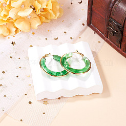 1 Pair 304 Stainless Steel Hoop Earrings&nbsp;EJEW-TA0001-89A
