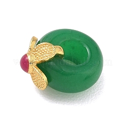 Dyed Natural White Jade European Beads&nbsp;GG-D002-02A-03G
