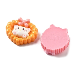 Mini Cute Cartoon Animal Series ResinResin Cabochons&nbsp;CRES-I037-02