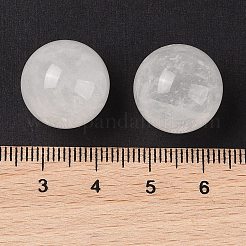 Natural Quartz Crystal No Hole Sphere Beads&nbsp;G-K353-04D-11