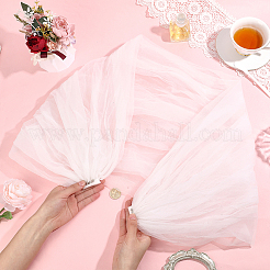Polyester Gauze Bridal Shawl&nbsp;AJEW-WH0481-820A