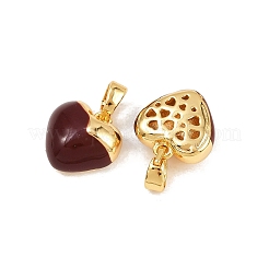 Brass Enamel Charms&nbsp;KK-H078-32G-05