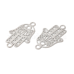 Rack Plating Brass Connector Charms&nbsp;KK-Q792-13P