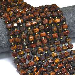 Dyed Natural Red Tiger Eye Beads Strands&nbsp;G-K389-A05-01
