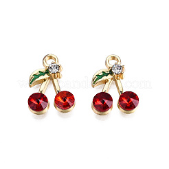 Alloy Rhinestone Pendants&nbsp;ENAM-S119-025A-01