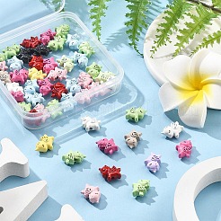 50Pcs Spray Painted Alloy Beads&nbsp;FIND-FS0004-11
